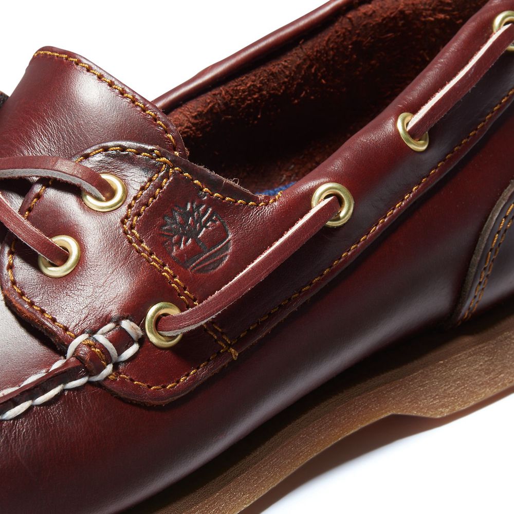 Tenis Barco Feminino - Timberland Classic Amherst 2-Eye - FAHMZ8502 - Bordeaux